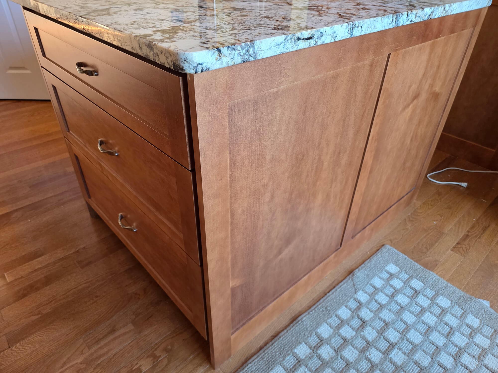 Cabinet refacing project 4 - Custom kitchen cabinet doors and finishes by Professional Wood Interiors - St. Louis, MO